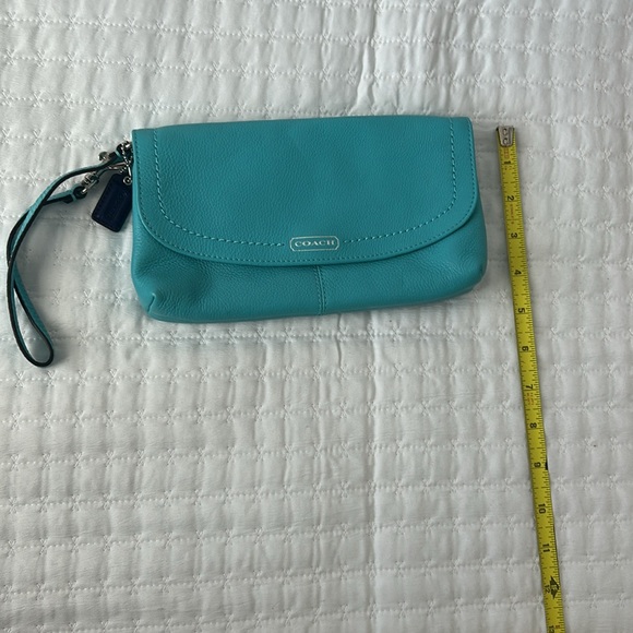NWOT Coach large flap wristlet. - Picture 9 of 10